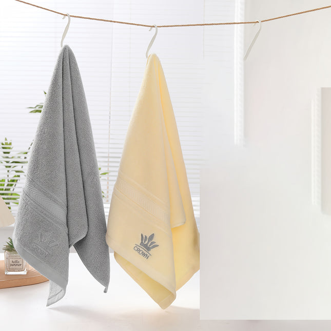 3pcs Crown Embroidered Large Size Bathrooms Hand Towel Set (15.7 * 31.5in/40 * 80cm)