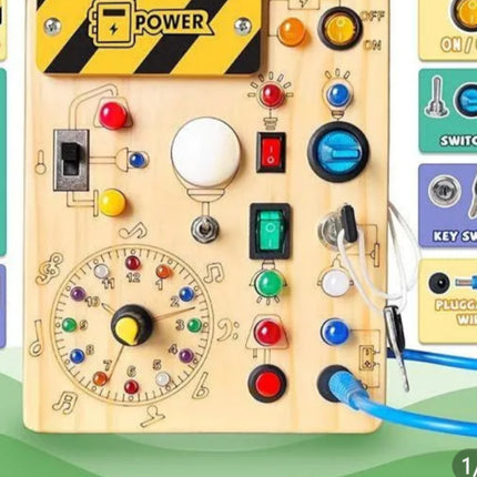 Montessori Wooden Toddler Sensory Travel Toy