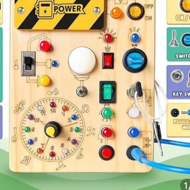 Montessori Wooden Toddler Sensory Travel Toy