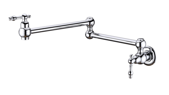 Wall Mount Folding Kitchen Pot Filler Faucet