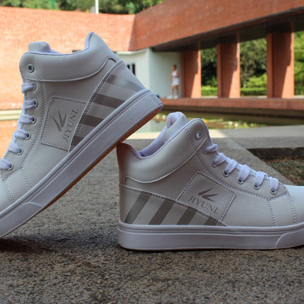 Warm high-top sneakers