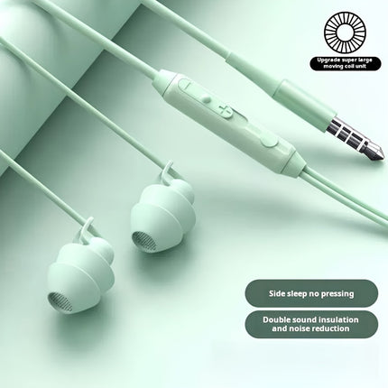Wireless ASMR Sleep In-Ear Headphones with Noise Cancellation, High Sound Quality, and Microphone