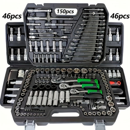 46/150PCS Tool Kit, Includes High-Quality Durable and Easy-to-Use