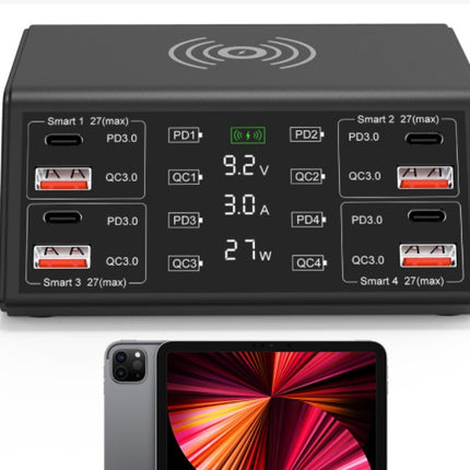 Wireless Charger Desktop Charger 8 Quick Charge
