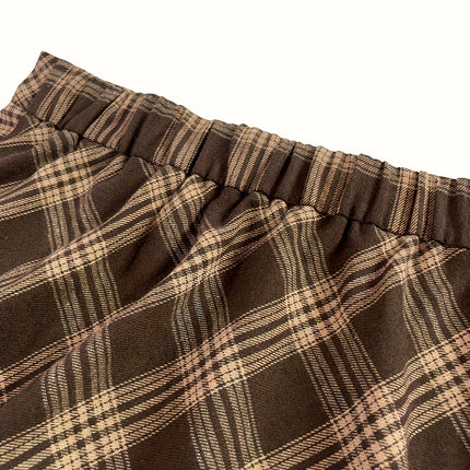 Stylish And Elegant Plaid Skirt for Women in Autumn And Winter