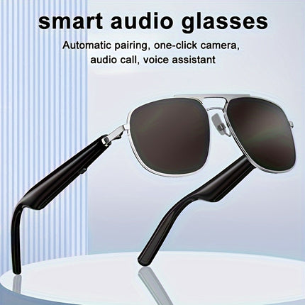 Sunglasses BT 5.0 Open Headphones for Driving, High Performance Touch and Voice Control