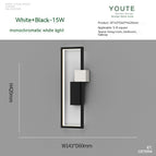 Black 42cm White Light