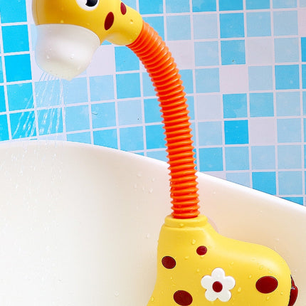 Children Bath Toy Electric Cartoon Giraffe Shower Baby Spray Bathtub Toys Educational Play Game Beach Toys