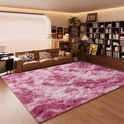 A Plush Carpet, Fluffy for The Bedroom, Rectangular Bedside Rug, Suitable for Living Rooms, Bedrooms
