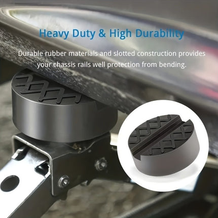 Heavy-Duty Car Jack with Rubber Blocks And Auxiliary Protective Accessories to Better Safeguard