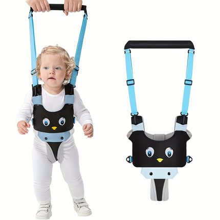 Baby Walking Harness Handheld Toddler Walker, Polyester Fiber, Grey Color
