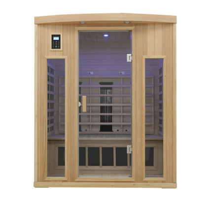Hemlock sauna for 3 people