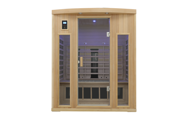 Hemlock sauna for 3 people