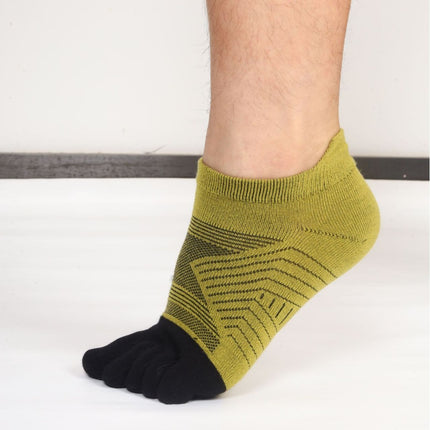 Wool Plush Toe Socks Men's Short Tube