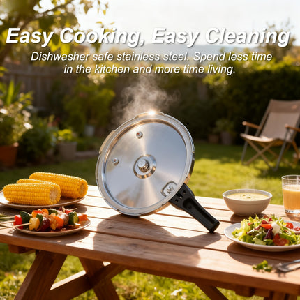 30cm/ 32cm pressure cooker, three specifications optional, upgraded anti-scalding handle with safety valve