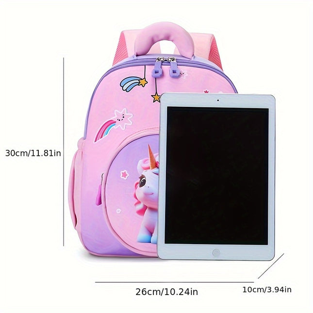 Girls' Cute Unicorn Backpack Suitable for Preschool, Kindergarten