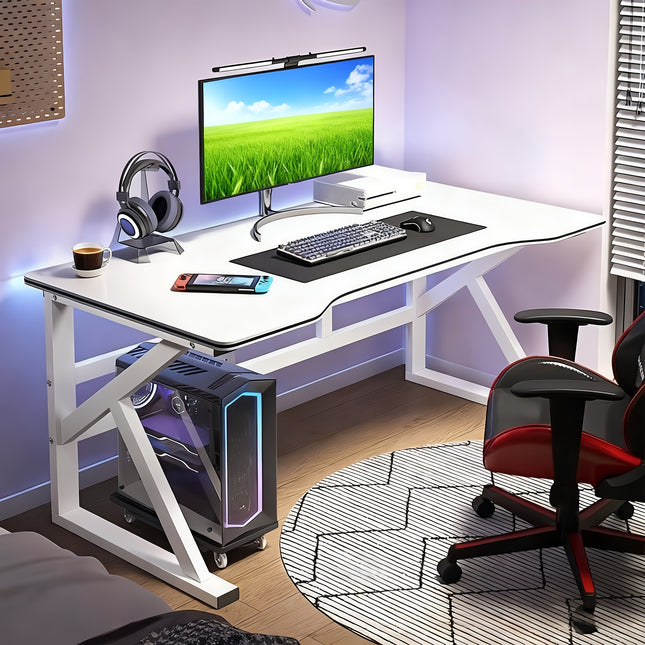 Durable Multifunctional Desk | K-Type Stable Leg Design, Contemporary Style, Easy to Clean and Assemble