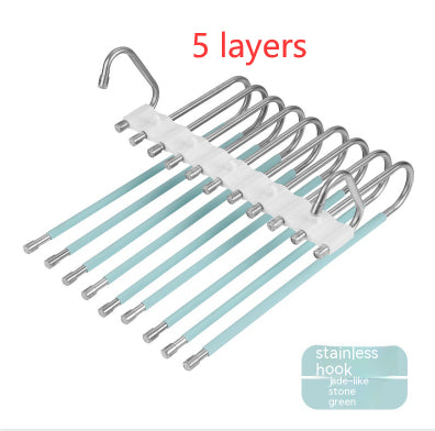 Retractable Multifunctional Stainless Steel Folding Coat Hanger