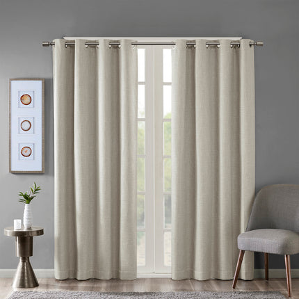 Printed  ed Blackout Grommet Top Curtain Panel(Only 1 Pc Panel)