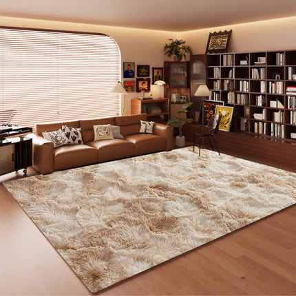 A Plush Carpet, Fluffy for The Bedroom, Rectangular Bedside Rug, Suitable for Living Rooms, Bedrooms
