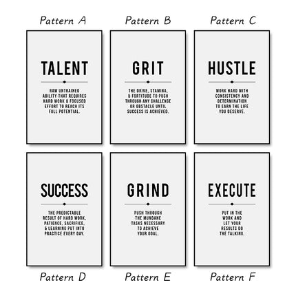 Printed Canvas Poster Modern Business Decor Office Wall Art Picture