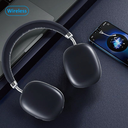 High-Quality Wireless Headphones, Lightweight Foldable Design with Built-
