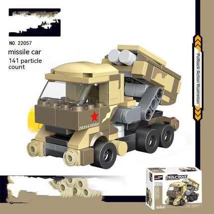 Building Block City Recycling Car Assembly Toy