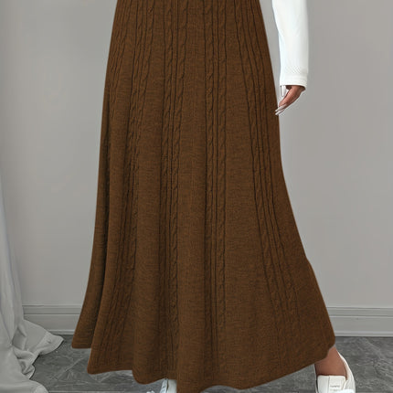 Women'S Casual Fashion Solid Color Mini Skirt for Autumn And Winter