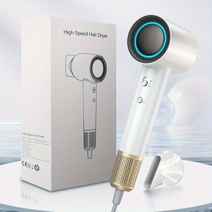 High Speed Hair Dryer, Negative Ion Hair Dryer with 110, 000 RPM Brushless Motor for Fast Drying, High Speed