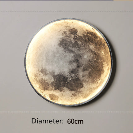 Moon LED Wall Light For Bedroom Kid's Room Foyer Living Room Coffee Bar Aisle Hallway Gallery Studyroom Loft Indoor Home Lights