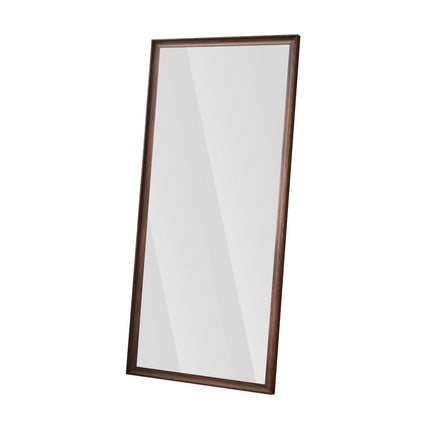 70*32 inch Full-Body Floor Mirror with Artificial Wood Frame in Antique Brown, Elegant Design for Bedrooms, Salons, and Clothing Stores