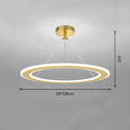 Gold / White light / 520x520mm