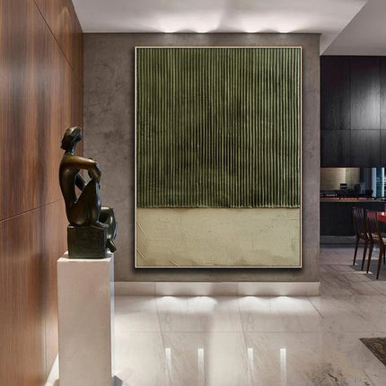 New Design Modern Large Wall Painting Hand Painted Acrylic Green Texture Abstract Oil Painting On Canvas For Living Room Home Decor
