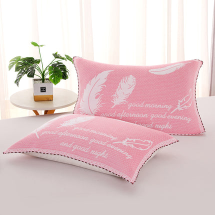 Three-layer Blended Gauze Pillow Cover Cotton Printed Towel