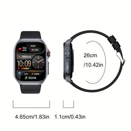 2026 New Smartwatch for Women Men, 5.18cm AMOLED Screen, 530mAh Long-Last Battery, BT 5.3 Calls,