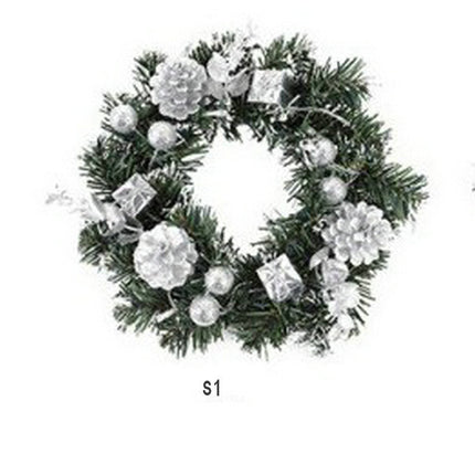 Window Props Layout Decoration Christmas Garland With Lights