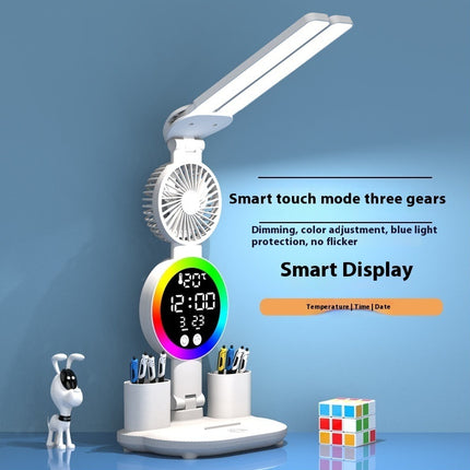 LED Student Rechargeable Plug-in Eye Protection Desk Lamp