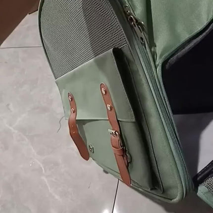 Breathable Cat And Small Dog Backpack Carrier With Large Capacity