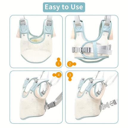Breathable Basket-Style Baby Walking Harness, Baby Walking Safety Belt  Handheld Child Walking Assistant