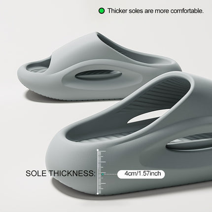 4 pcs set Thick sole slippers, Men's summer 2025 new EVA, resilient, outdoor