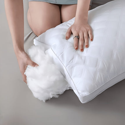 A Pair of Premium Sleep Pillows Designed for Neck Support, Plush And Cozy, Machine Washable,