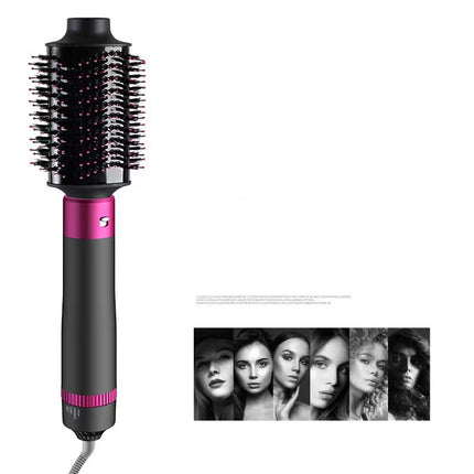 Professional 5 In 1 Hair Dryer Brush Dryer And Straightening Brush Electric