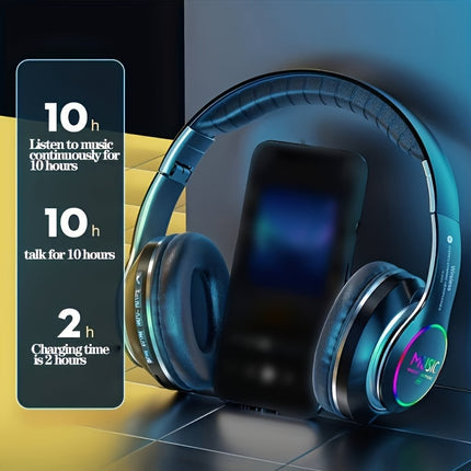 Wireless Headphones, Wireless Earbuds With Deep Bass, Lightweight Foldable Headphones