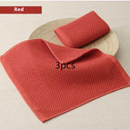 3PCs Red / 33x33cm
