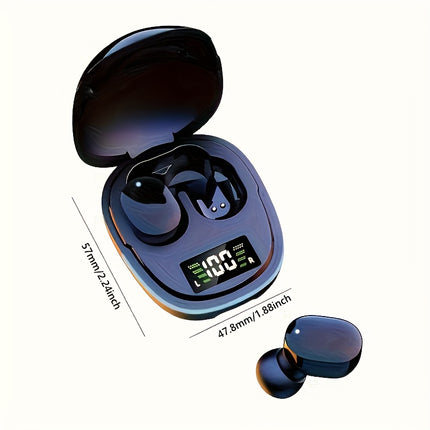 Wireless Earphones Headphones with LED Display Touch In-EarTWS Wireless
