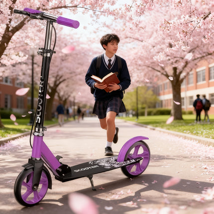 Thanksgiving on the fourth Thursday of November. Folding scooter in various colors with brake system
