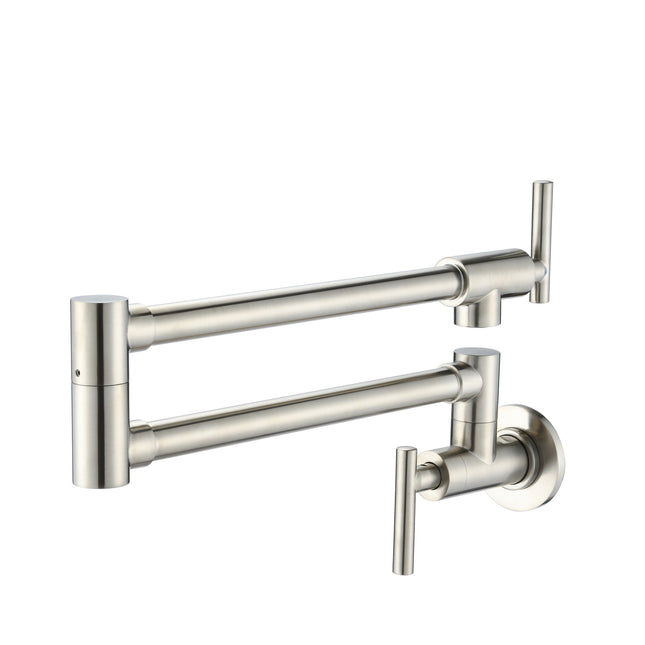 Wall Mount Folding Kitchen Pot Filler Faucet