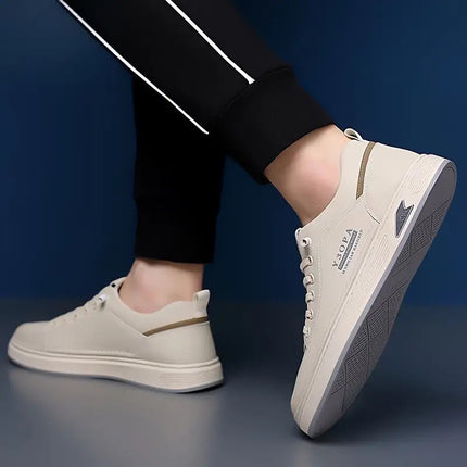 Men'S Slip-On Sneakers with Thick Non-Slip Rubber Sole