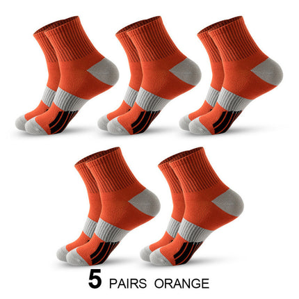 Men's Middle Tube Socks Color Matching Sports Basketball Socks
