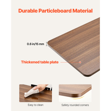 Table with Flip Desktop and 4 Wheels, Height & Angle Adjustable Rolling Laptop Desk with Cup Holder